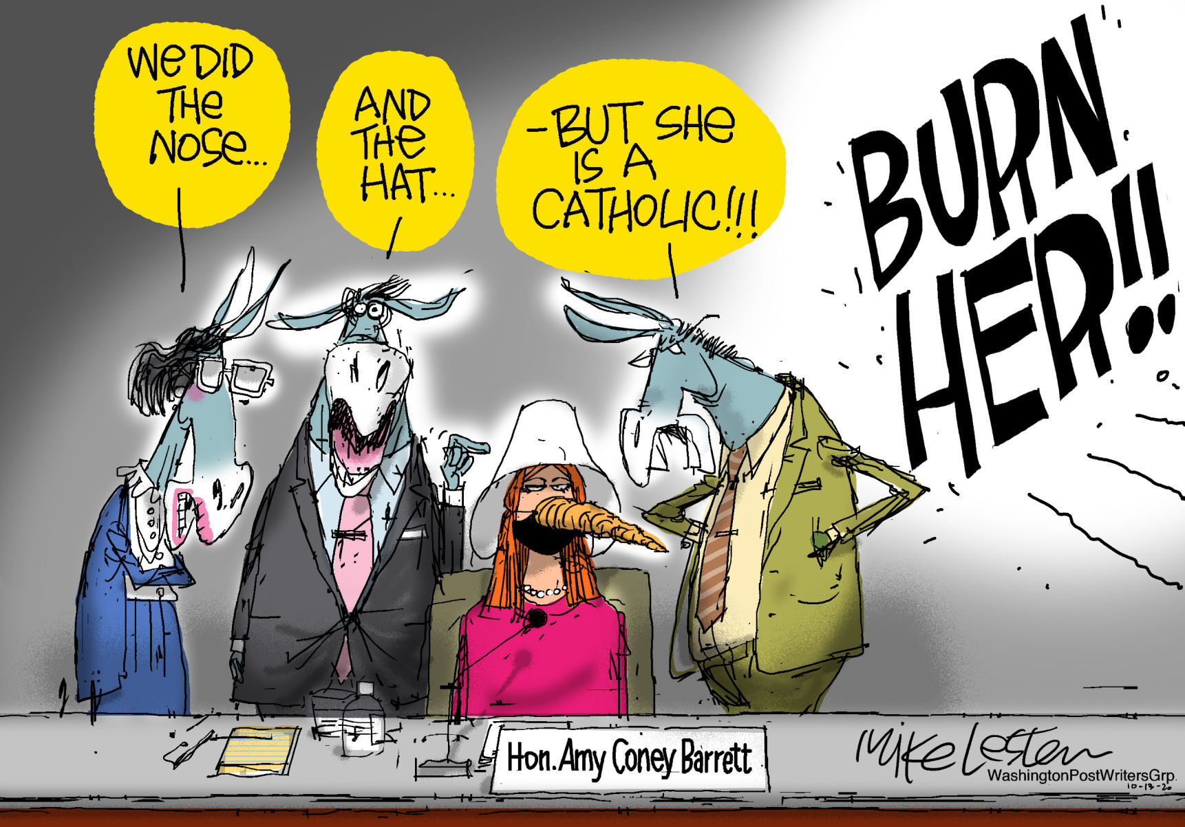Mike Lester cartoon
